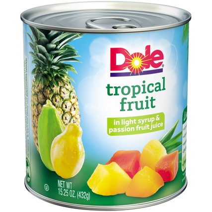 (image for) Tropical Fruit in Lt Syrup & Passion Fruit Juice 15.25oz
